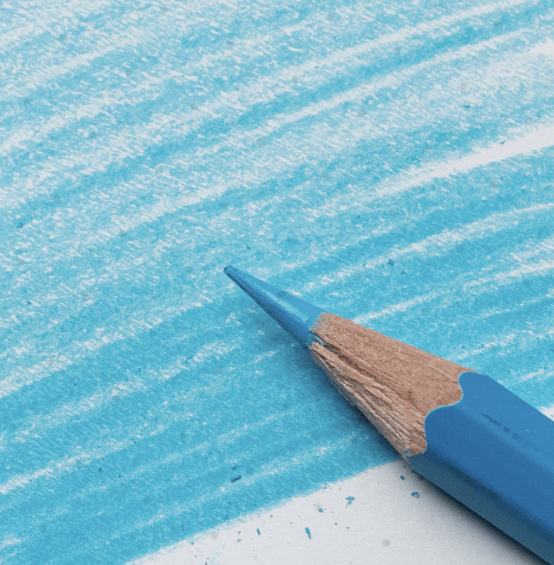 Blackwing Blue,  Sett med 6 blyanter 