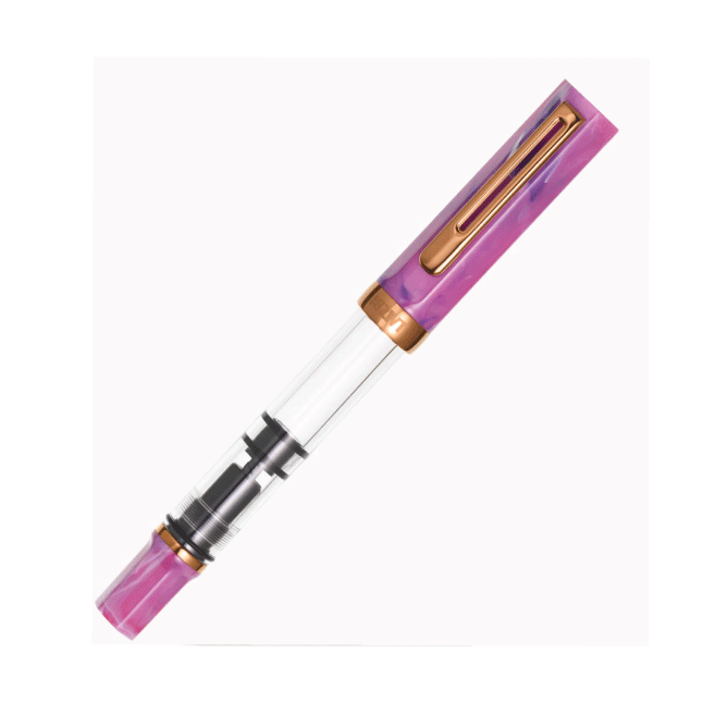 TWSBI ECO Fyllepenn Fluorite Purple with bronze