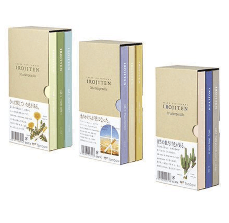Tombow Irojiten Seascape Color pencil Set, 30 stk