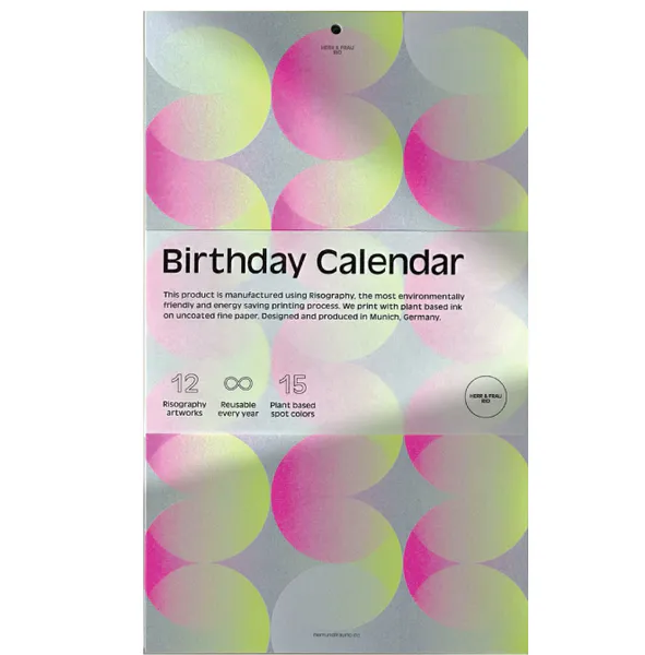 Herr & Frau Rio Bursdagskalender