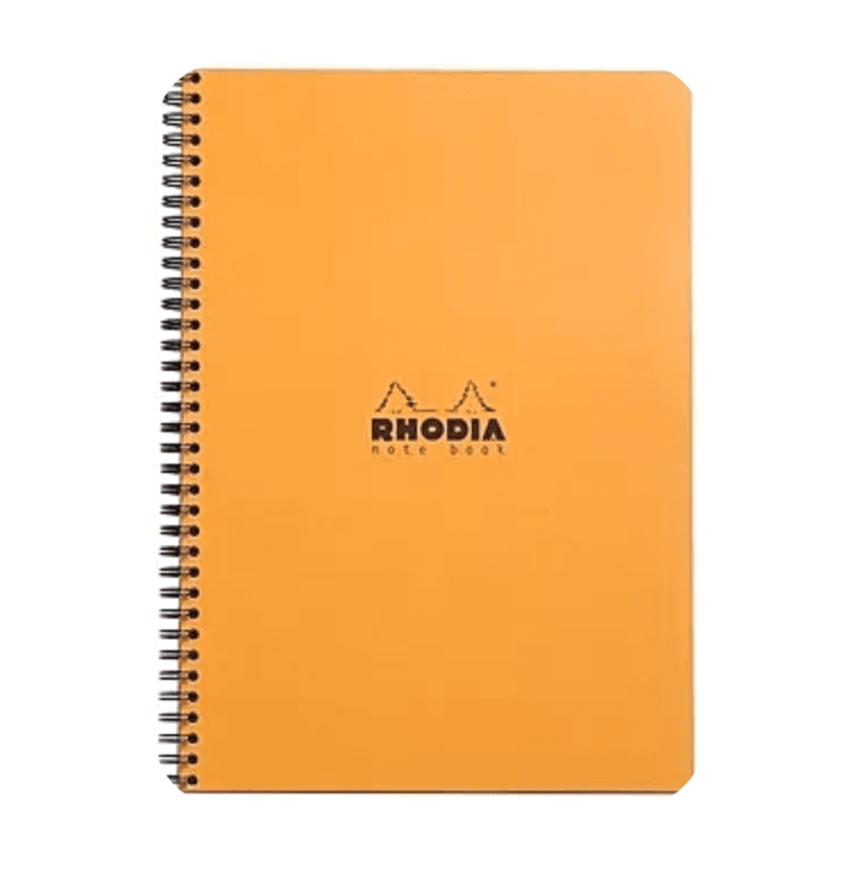 Rhodia Notatbok Linjer, sidespiral A4+