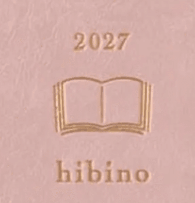 Midori Hibino 2027 Diary A6, 2 pages per Day 