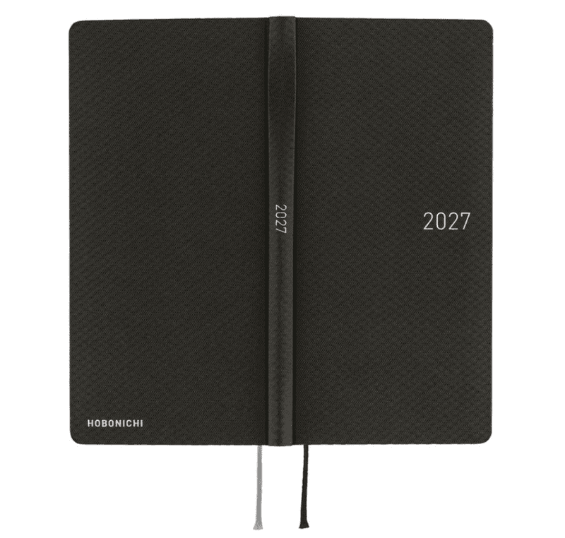 HOBONICHI Weeks 2027, Paper Series; Black Argyle