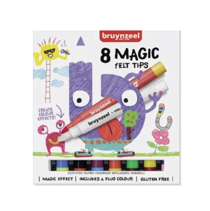 Bruynzeel Magic Felt Tips Set of 8