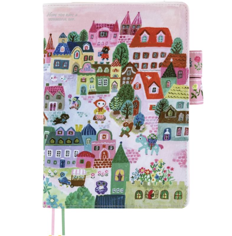 HOBONICHI Cover Yumi Kitagishi; White Cat Village A5